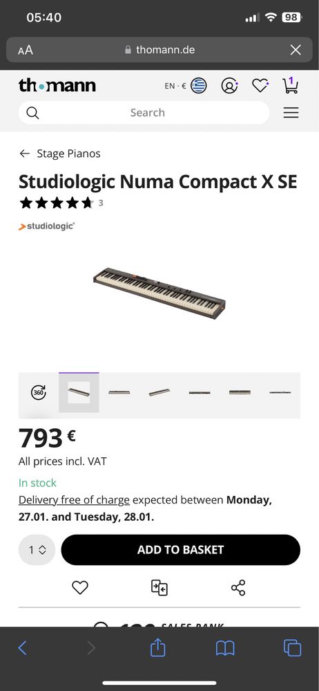 Studiologic Numa Compact 2x