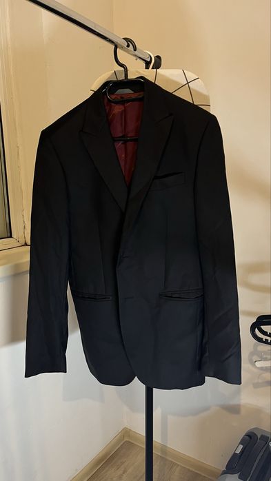 sacou negru elegant Zenonni