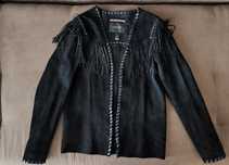 Geaca piele naturala intoarsa Scotch & Soda XS