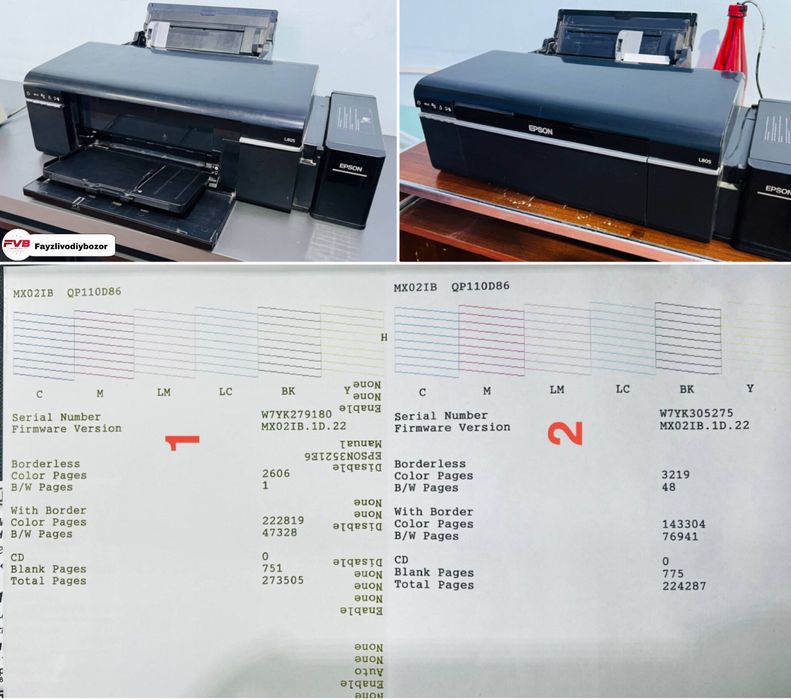 L805 Printerlar sotiladi