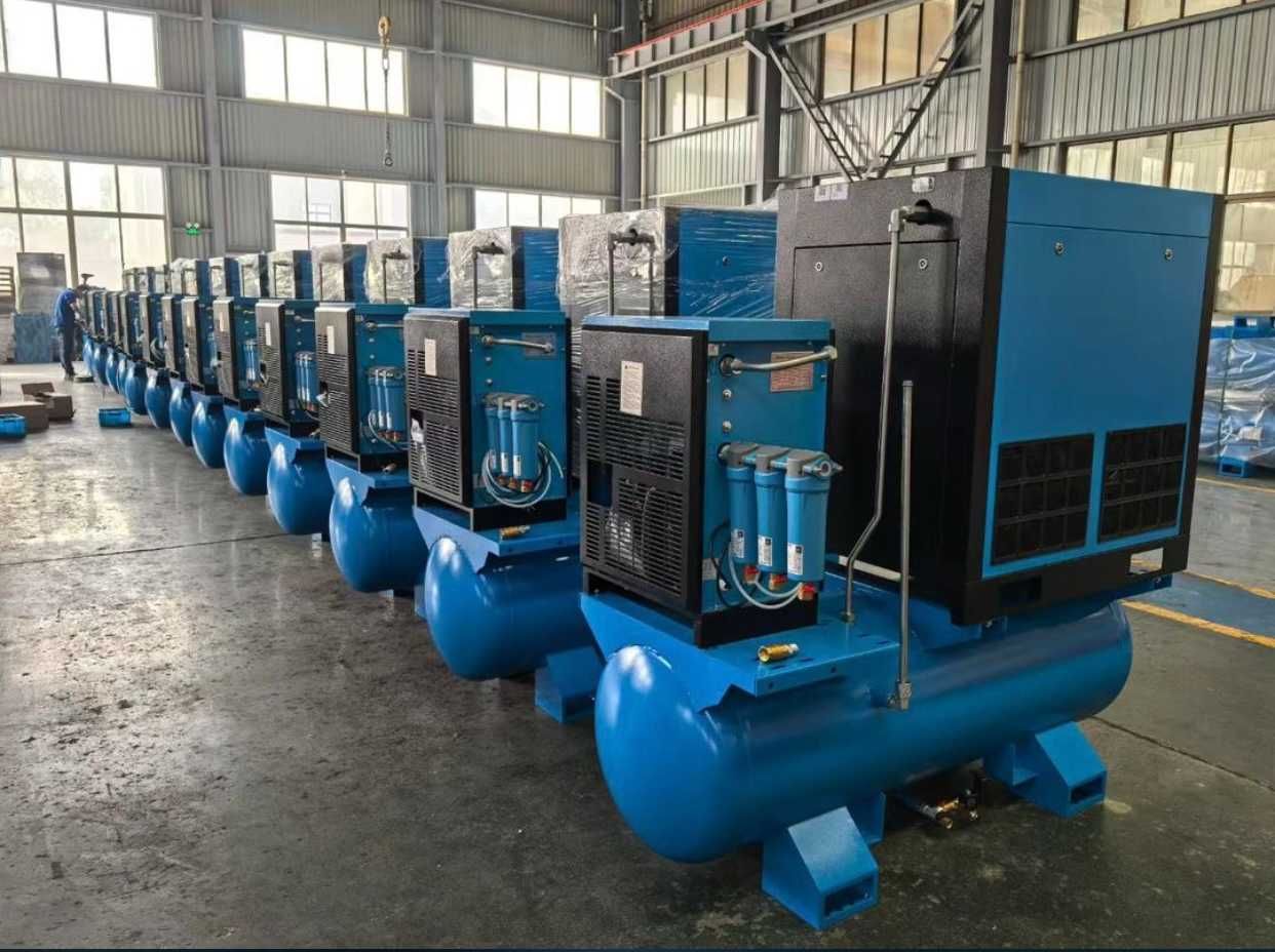 Винтовой компрессор 15KW, 16 бар для лазерной резки