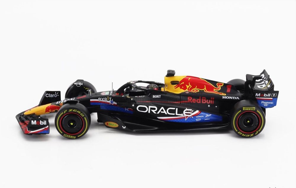 Red Bull RB19 No.1 F1 GP Austin USA 2023 M.Verstappen 1:24 Bburago
