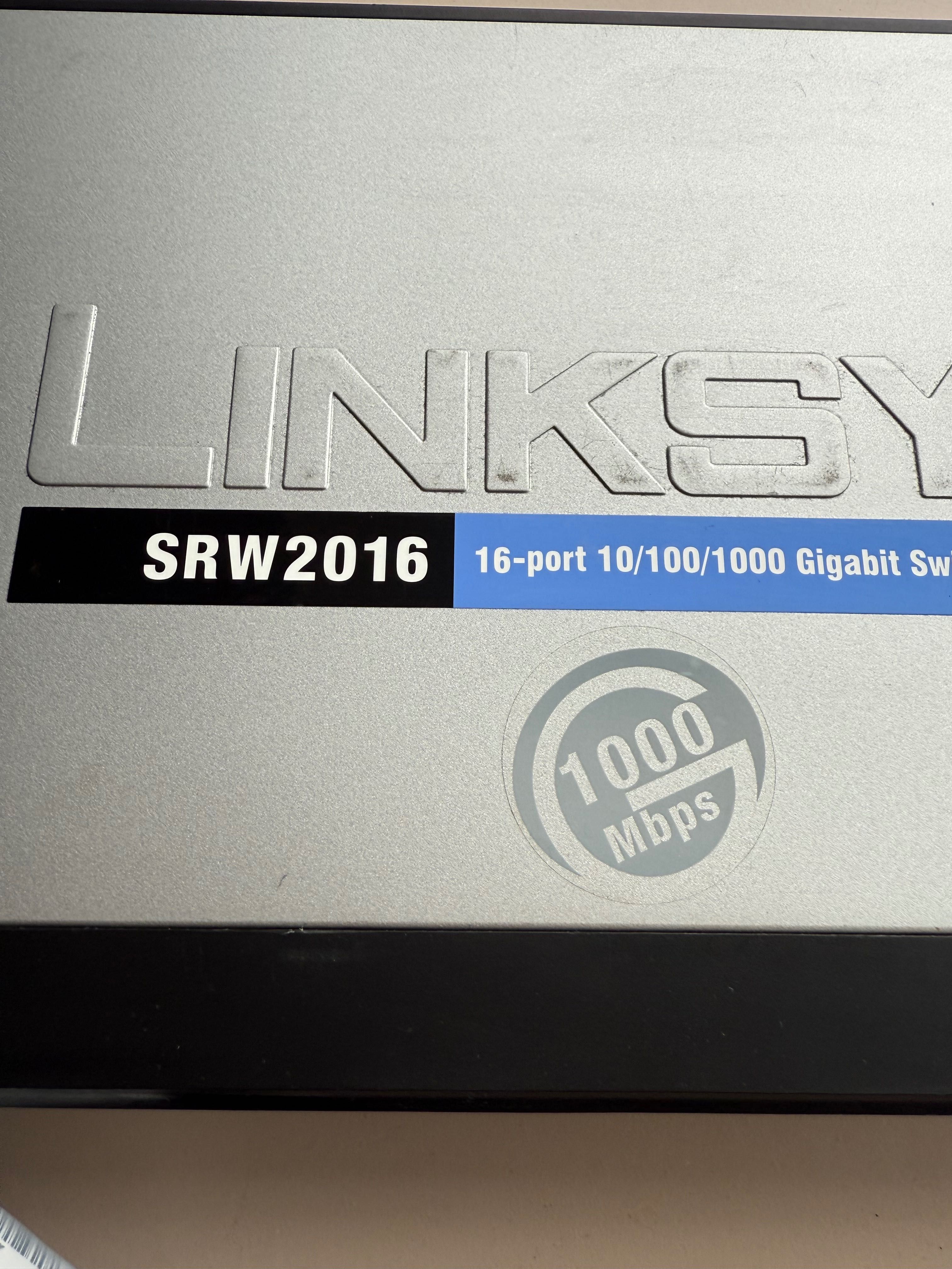 Switch Linksys SRW2016 Cisco