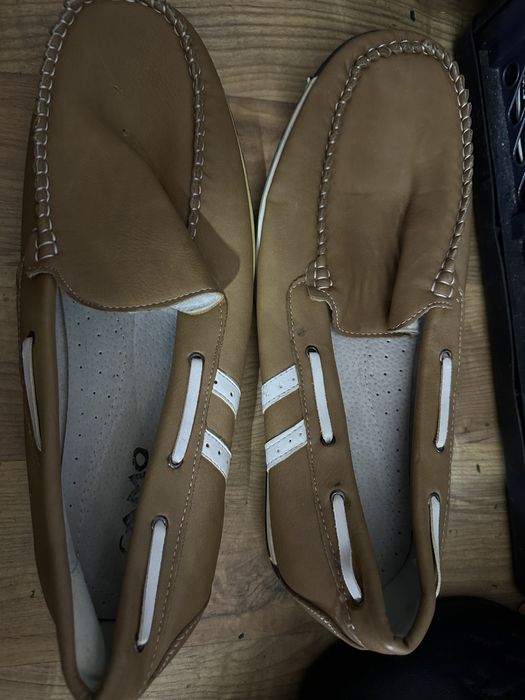 Mocasini de piele nr 44 de barbati