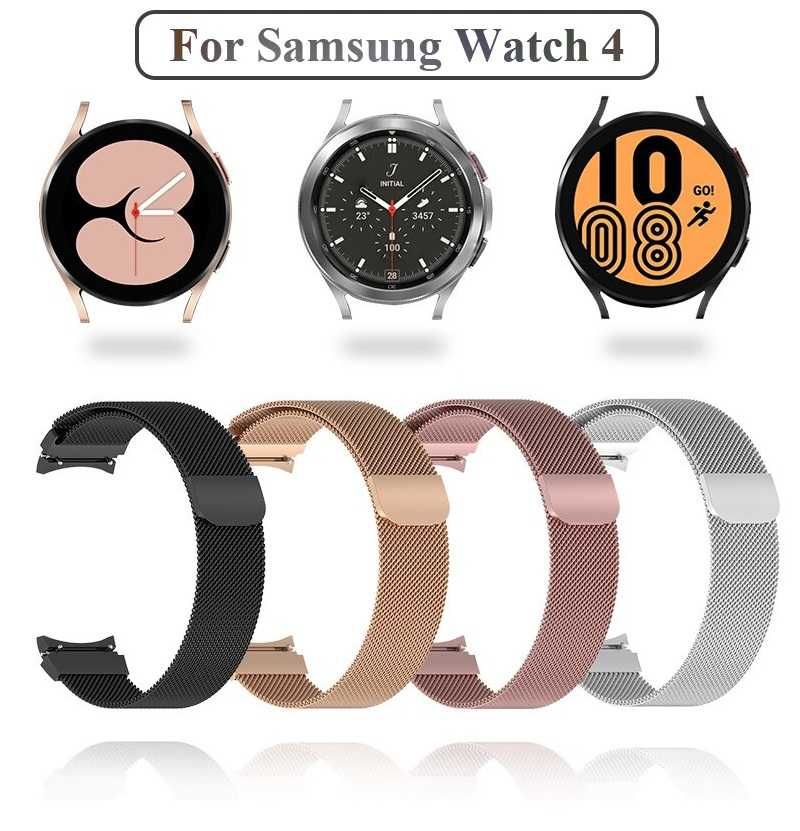 Curea milanese 20mm Samsung Watch 4 5 40mm 44mm Classic 42mm 46mm