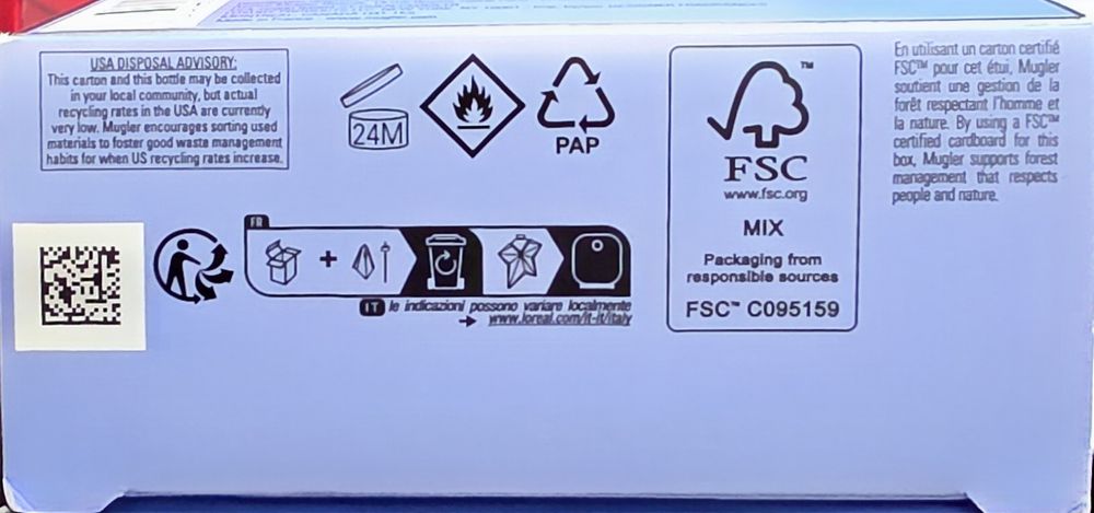 Apa de parfum Mugler Angel