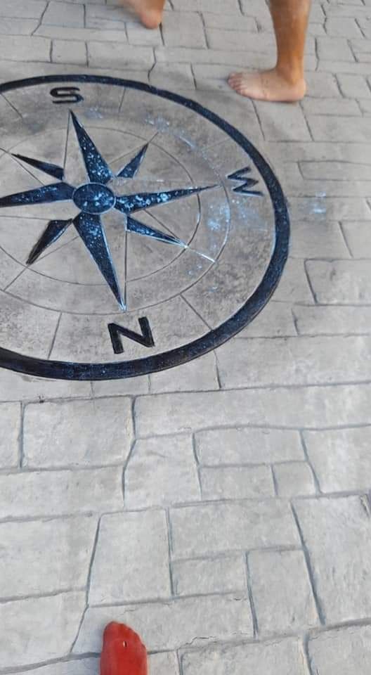 Constructii beton amprentat și elicopterizat pavaj