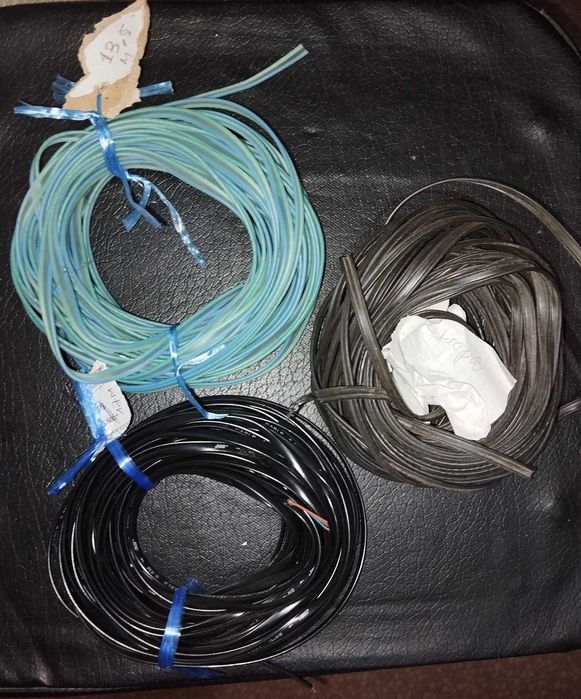 Кабель провод разный для телефона , микрфона и др, медный СССР