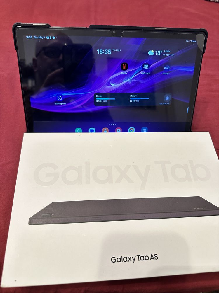 Tableta Samsung Galaxy Tab A8 10,5 inch, cu SIM 4G, 4Gb RAM, 64Gb