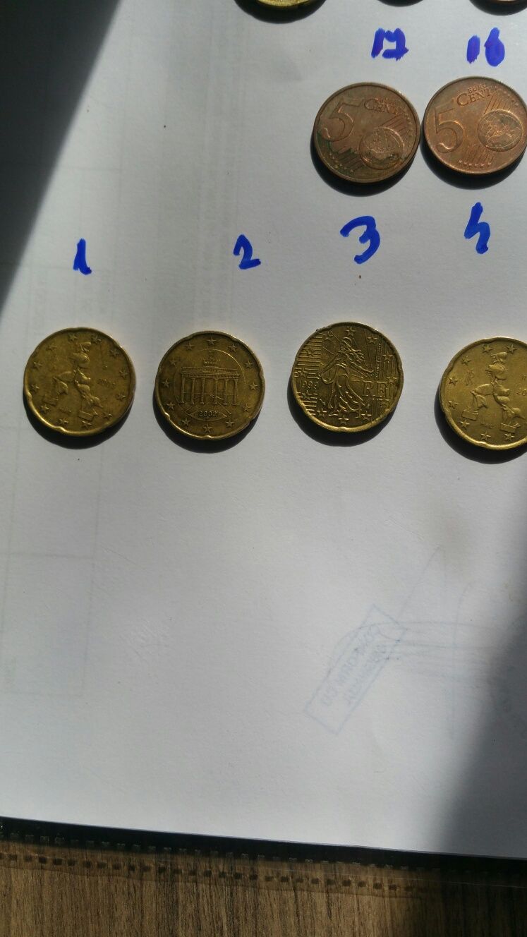 Monede rare euro-cenți(reducere 750€)