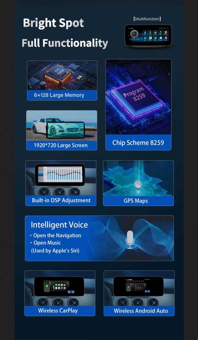 Mercedes-Benz Андроид навигация 10,25" NTG 4.5