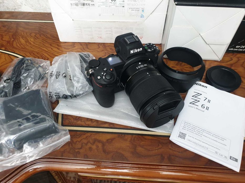 Продам Никон Z6 II c обьективом 24-70 F4s новая в упаковке