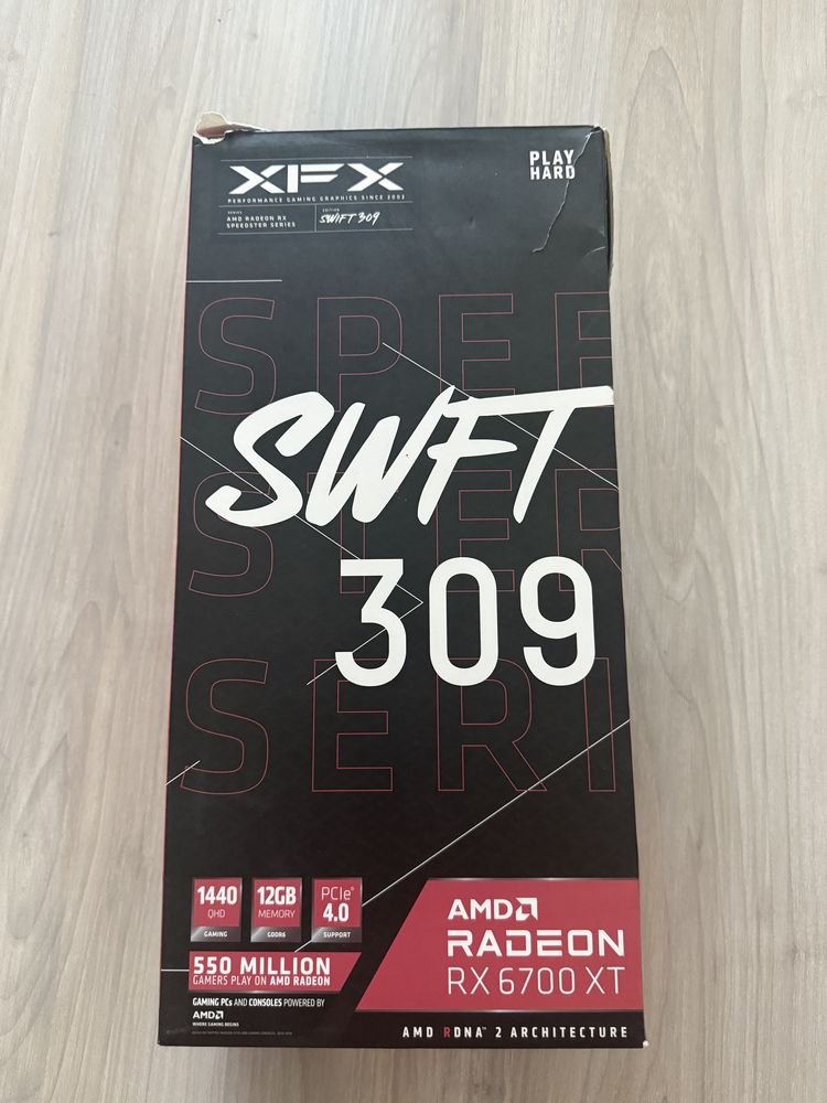 Видеокарта  AMD Radeon XFX RX6700 XT 12GB