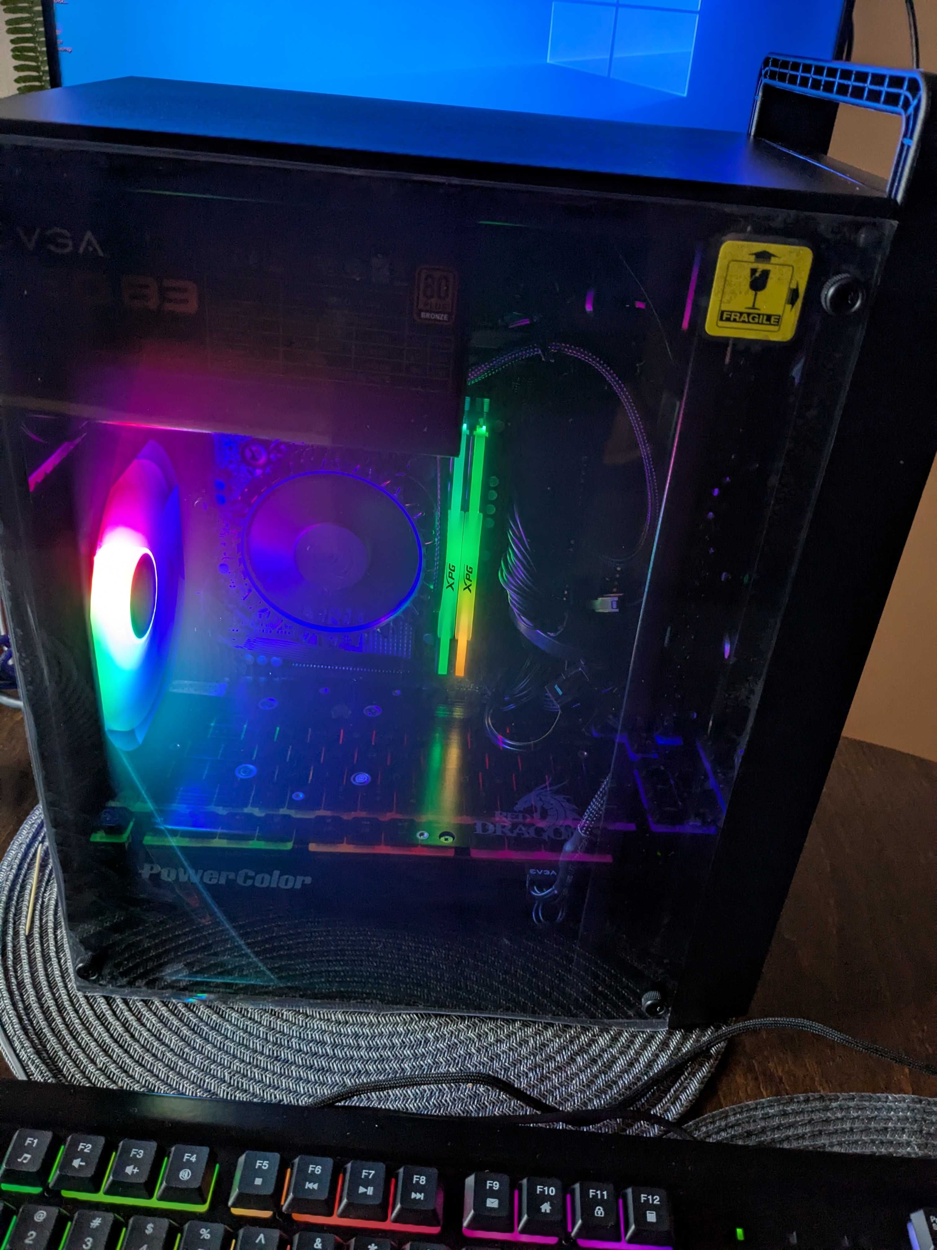 Asrock h610m-hvs/i3 12100f/16Gb 3200/RX5600XT/550w bronze modular evga