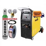 Aparat sudura DIGI MIG 300 + butelie 8L argon CO2 + ceasuri+ sarma 5kg