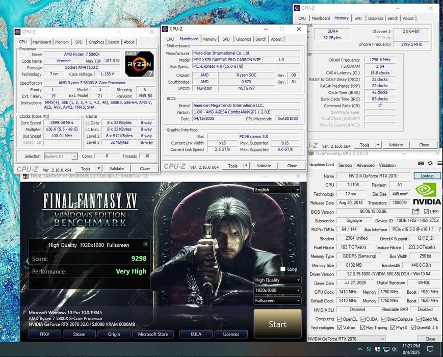 Gigabyte RTX 2070 Gaming 3x OC / Windforce 3X