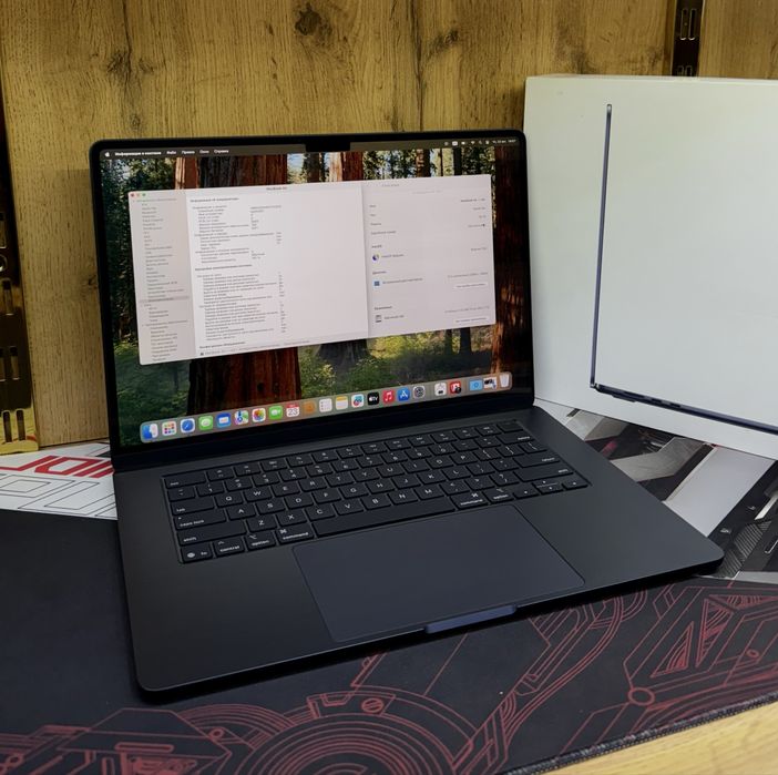 Macbook Air M4 15inch 16/256GB 4 цикл 100% ёмкость