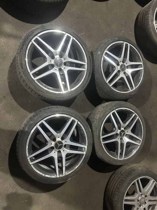 SET ROTI R18 • AMG • COMPLETE Jante ORIGINALE + anvelope w204 w212 ETC