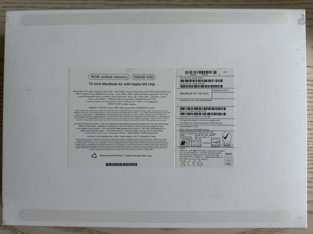 Macbook air 13 midnight