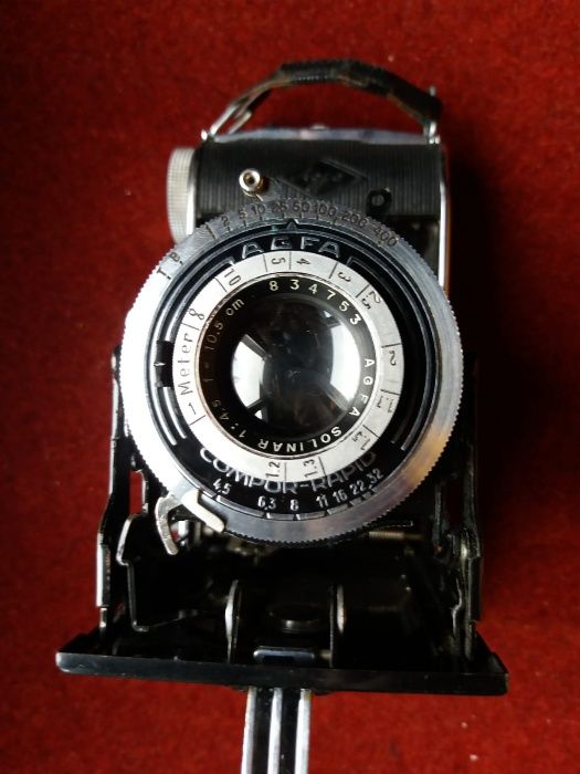 Aparat foto Agfa Compur teleobiectiv rusesc Zenit sniper URSS