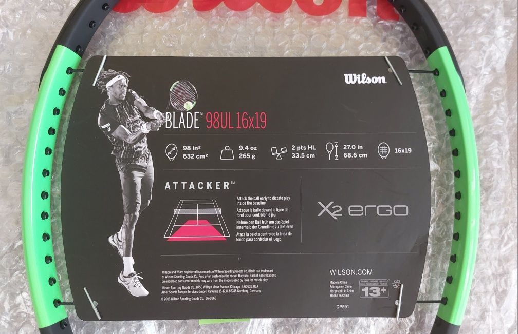 НОВА! Wilson Blade 98UL 16x19