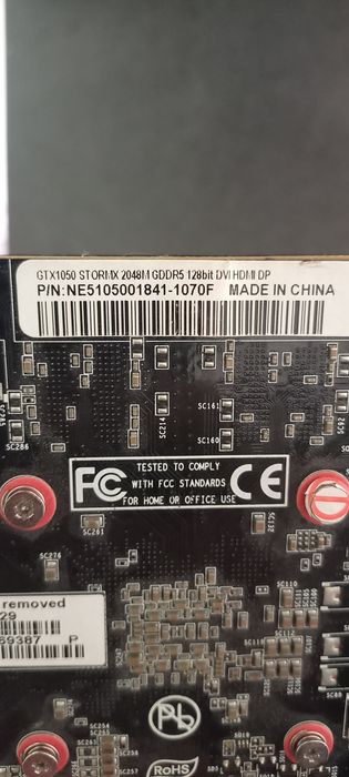 Palit Nvidia GTX 1050 2GB StormX Видеокарта  2гб