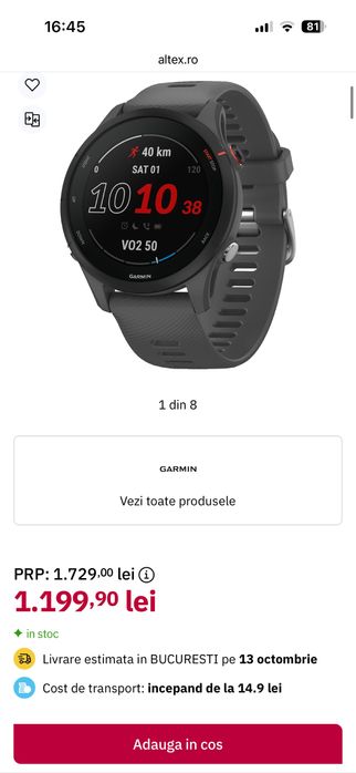 Garmin Forerunner 255