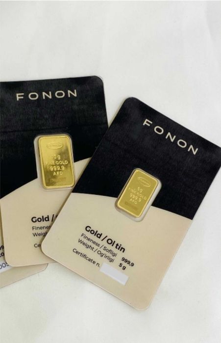 Золотой слиток Fonon и UZGOLD