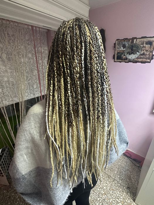 АФРО-ПЛИТКИ,с видлон и канекалон