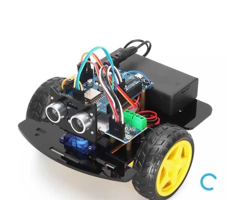 Ардуино 2-S, 2WD Car Kit Wifi Board Control by Mobile Ultrasonic+eM