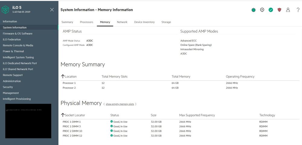 Server HPE DL360 Gen 10 8SFF 40Cores 128Gb 2666MHz E208i-a SR 1600W