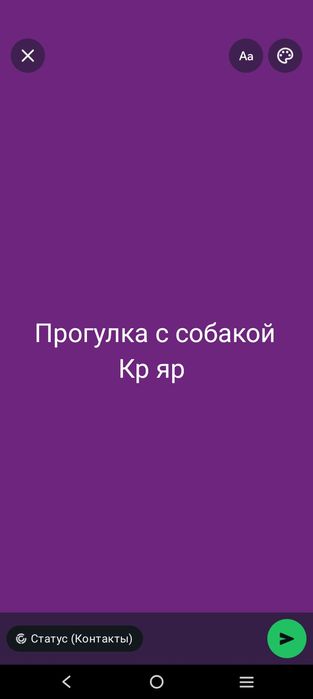 прогулка с собакой