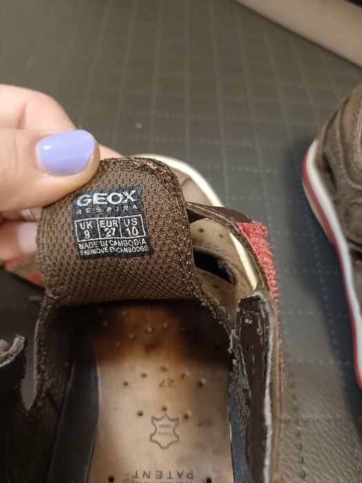 Сандали за момче "Geox "  , кецове "Adidas", пантофки "Беко" 27