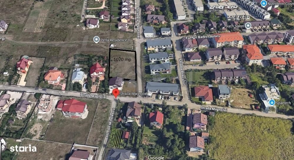 Valea Lupului TEREN 1070mp intravilan cu toate utilitatule pozitie exc