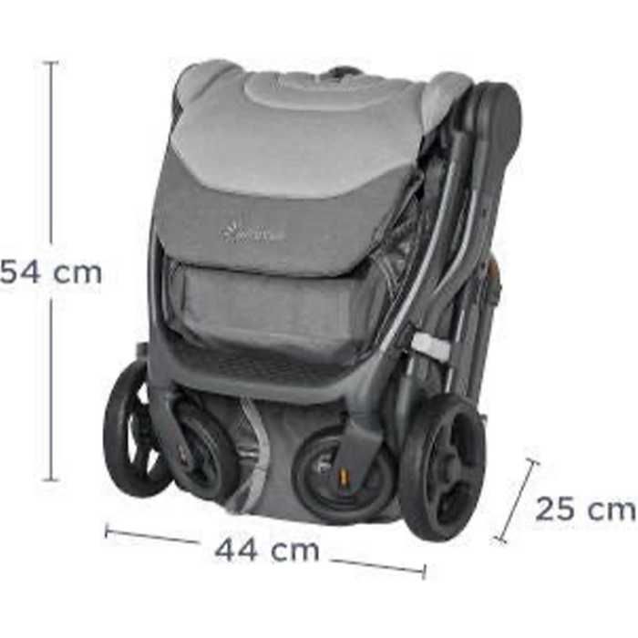 Детска количка Ergobaby Metro+ Deluxe (London Grey) + зимно чувалче