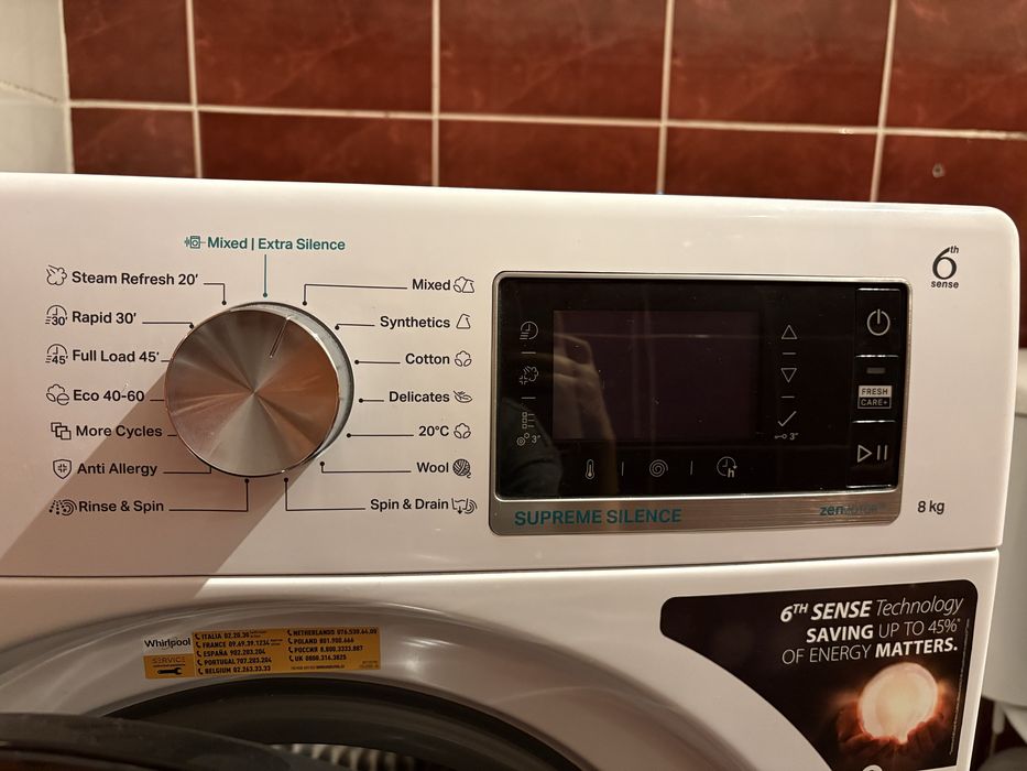 Masina de spalat rufe Whirlpool 8kg