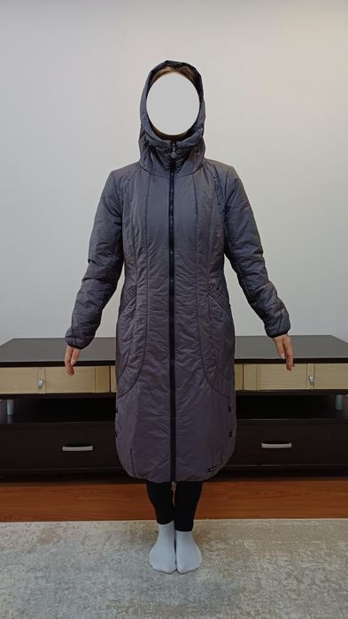 Пальто демисезонное с капюшоном