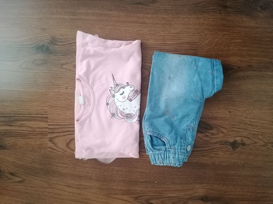 Set blugi și bluza 4-5 ani