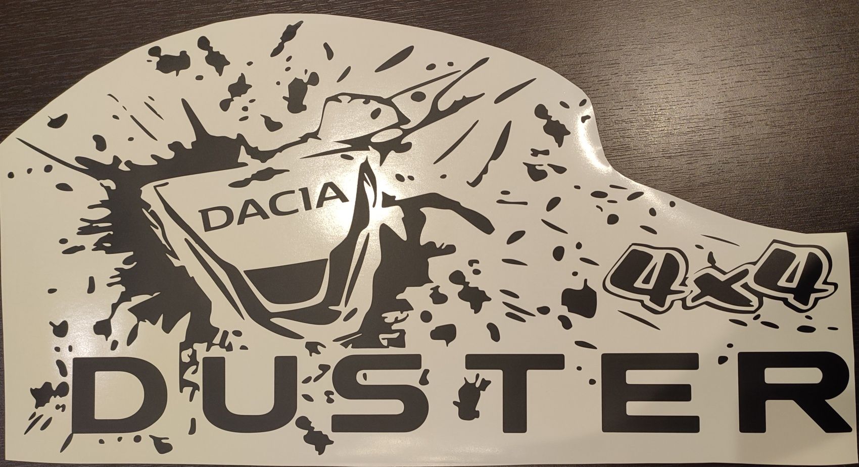 Set stickere autocolant Dacia Duster logo