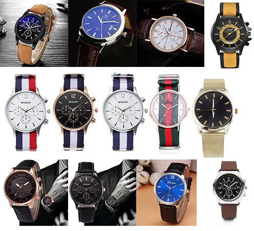 Елегантни, луксозни опаковани мъжки часовници