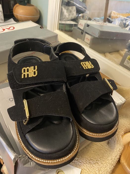 Sandale Miu Miu 39 negre