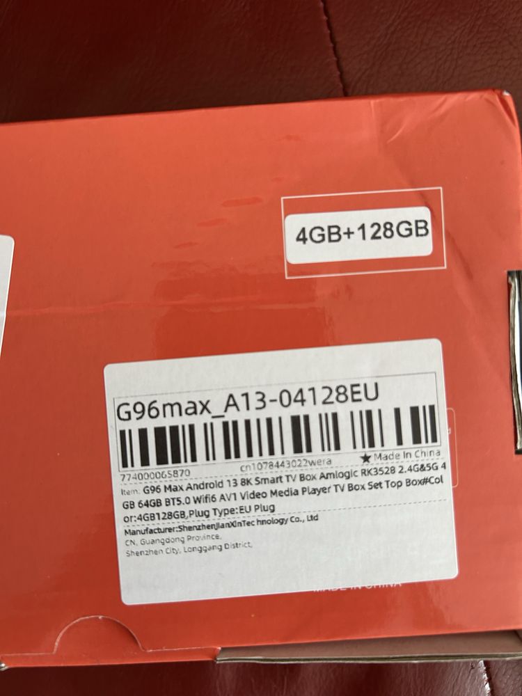 Android TV box Smart box  G96max