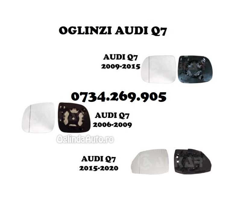 Oglinda AUDI Q7 geam sticla oglinzi stanga dreapta MONTAJ GRATUIT