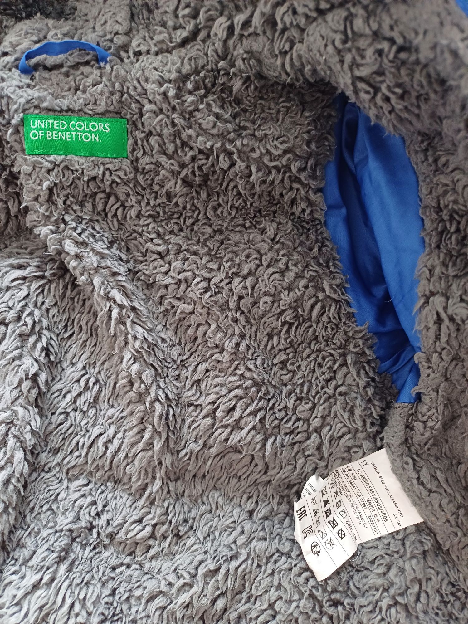 Зимно яке Benetton 82 см