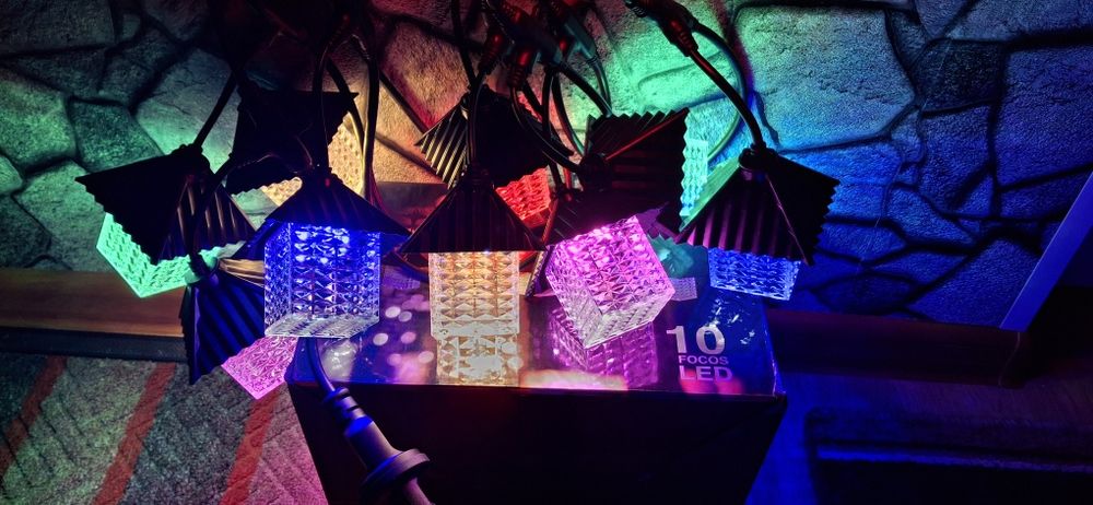 Гирлянда Домик цветные Домики