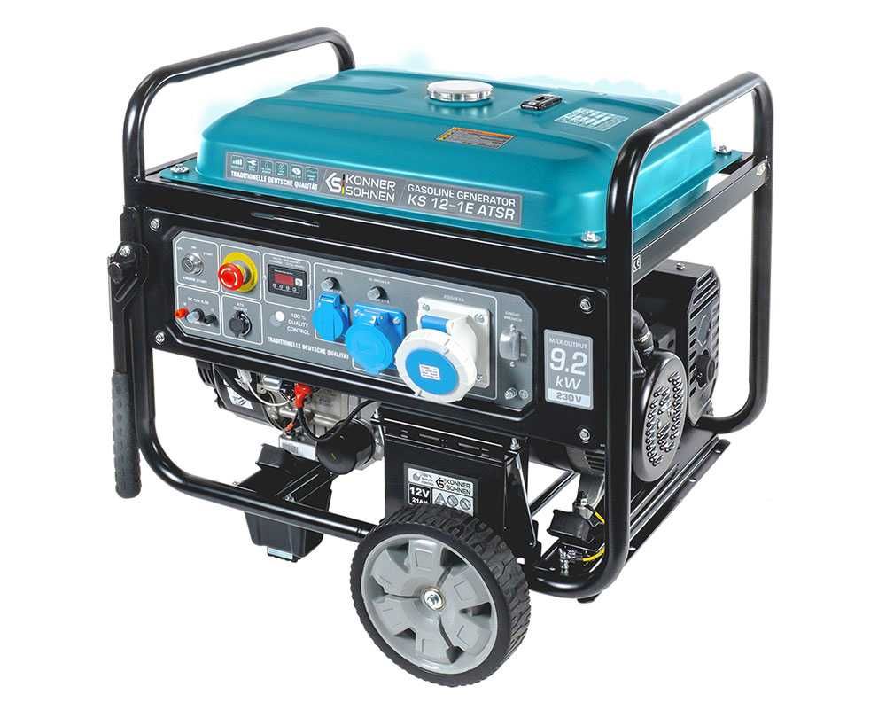Generator de curent benzina monofazat 230V 9,2 kW Konner KS 12-1E ATSR
