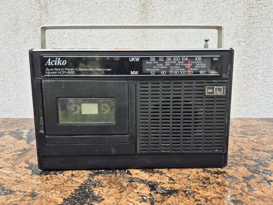 Radio Casetofon Aciko model  ACR-260 made in japan