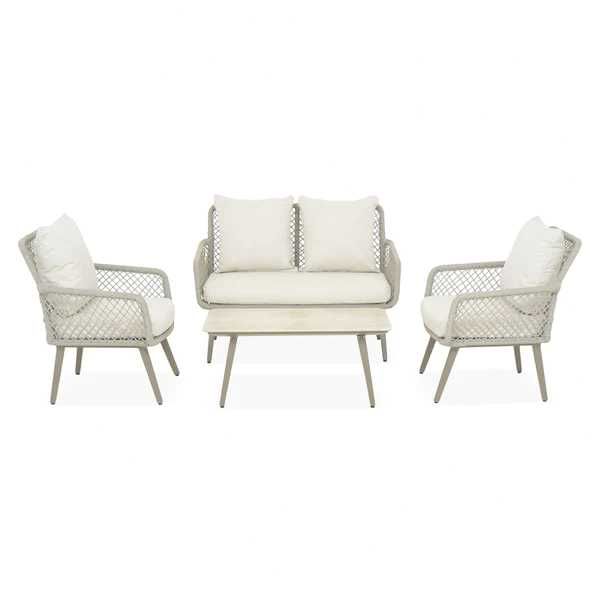 Set mobilier gradina/terasa 2 fotolii canapea și masa LIVRARE GRATUITA
