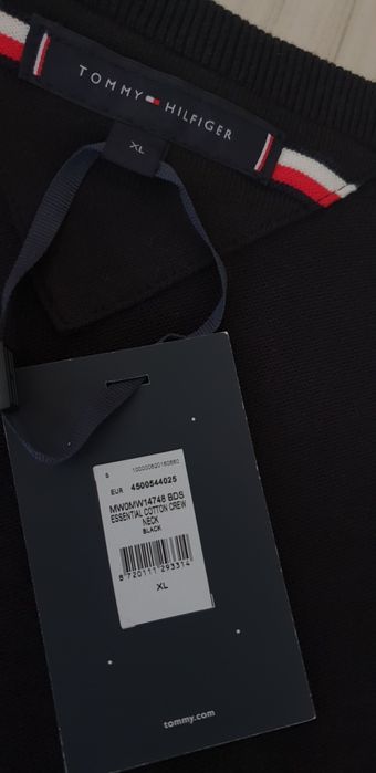 Tommy Hilfiger Cotton / Knit  XL НОВО! ОРИГИНАЛ! Мъжки Памучен Пуловер
