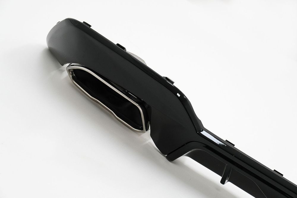 Difuzor Bara Spate Evacuare Dubla si Tobe Ornament Crom compatibil cu